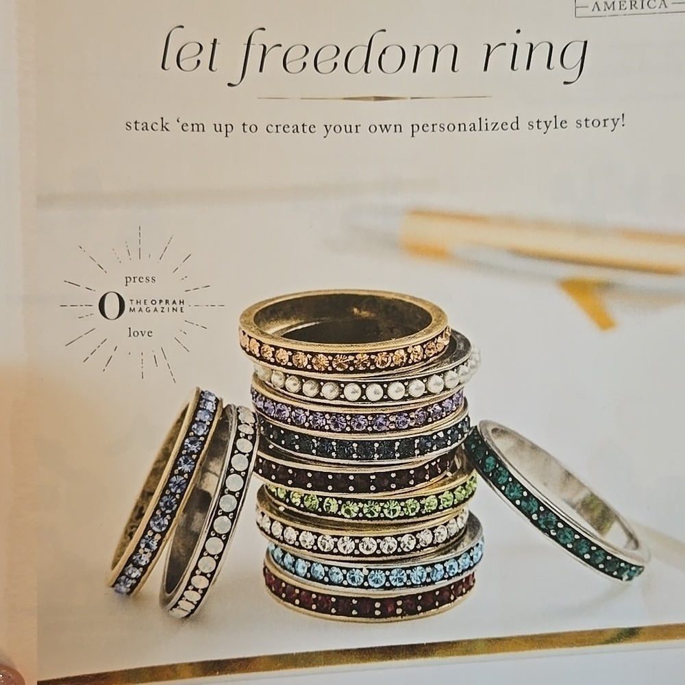Chloe + Isabel Sapphire Stacking Ring Size 8 - Picture 3 of 4